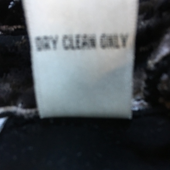 CHICO'S Black Silver Velvet Burnout Tunic S - Picture 5 of 5